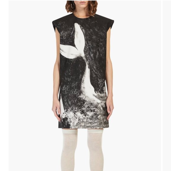 Sportmax Dresses & Skirts - Sportmax Black and White Whale Tail Mini Dress